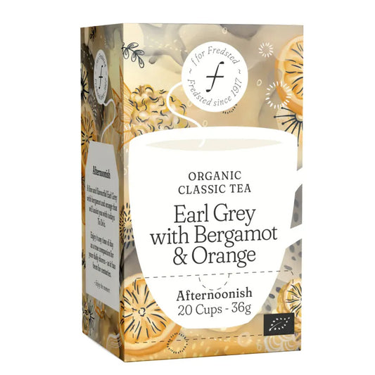 Fredsted organic classic te Earl grey med bergamot og appelsin